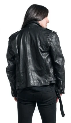 "Leather Jacket" Leather Jacket Black By Classic Style -Fashionable Men's Clothing Store 130109wb emp