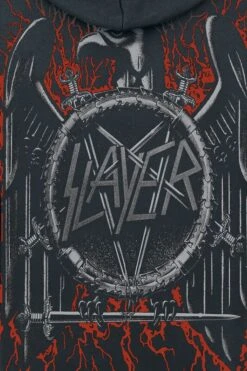 "Black Eagle" Hooded Zip Black By Slayer -Fashionable Men's Clothing Store 159953d2 emp