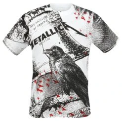 "Bell Tolls" T-Shirt White By Metallica