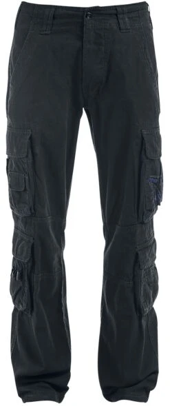 "Pure Vintage Trousers" Cargo Trousers Black By Brandit -Fashionable Men's Clothing Store 185215a emp