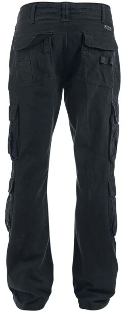 "Pure Vintage Trousers" Cargo Trousers Black By Brandit -Fashionable Men's Clothing Store 185215b emp