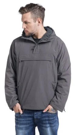 "Windbreaker" Windbreaker Anthracite By Brandit -Fashionable Men's Clothing Store 185223wa