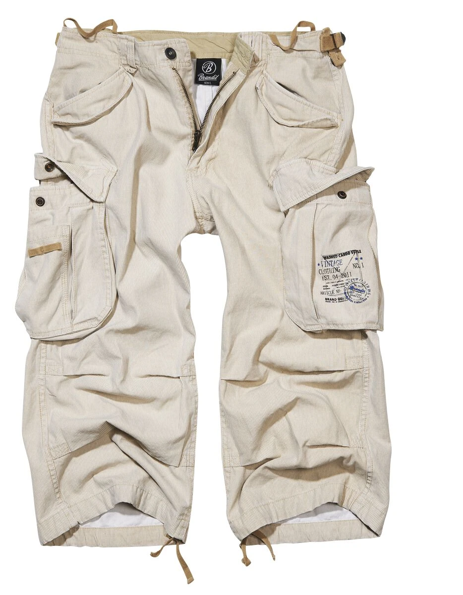 "Industry Vintage 3/4" Shorts Beige By Brandit 3 "Industry Vintage 3/4" Shorts Beige By Brandit