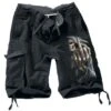 "Bone Finger" Shorts Black By Spiral