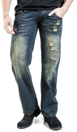 "Stan" Jeans Dark Blue By Black Premium By EMP -Fashionable Men's Clothing Store 204452wa