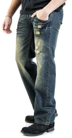 "Stan" Jeans Dark Blue By Black Premium By EMP -Fashionable Men's Clothing Store 204452wa2