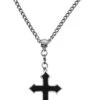"Osbourne's Cross" Necklace By Alchemy Gothic -Fashionable Men's Clothing Store 224789a emp