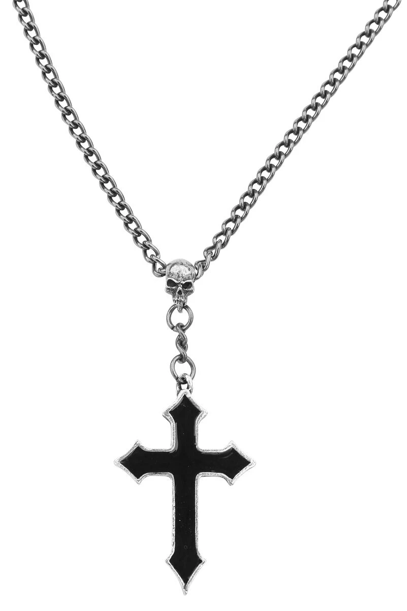 "Osbourne's Cross" Necklace By Alchemy Gothic 3 "Osbourne's Cross" Necklace By Alchemy Gothic