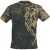 "Marble Tattoo" T-Shirt Black By Outer Vision -Fashionable Men's Clothing Store 229477a emp