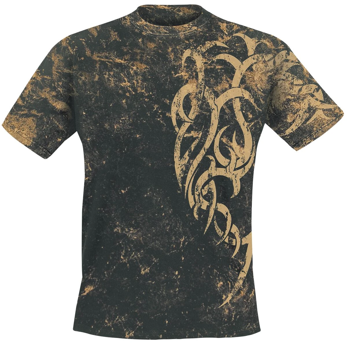 "Marble Tattoo" T-Shirt Black By Outer Vision 3 "Marble Tattoo" T-Shirt Black By Outer Vision