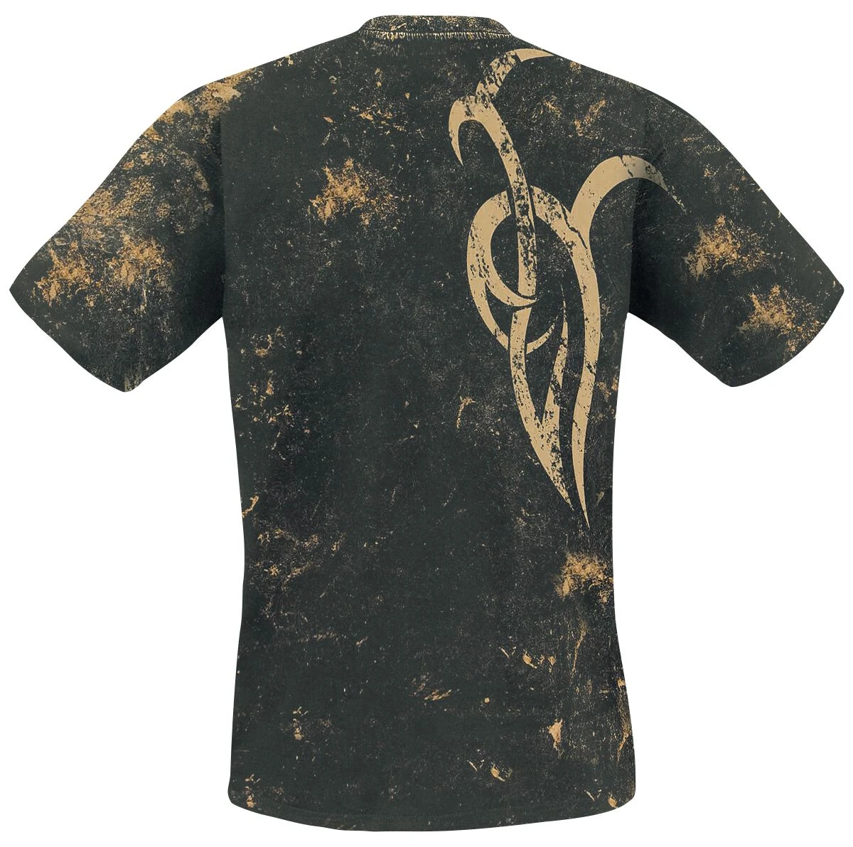 "Marble Tattoo" T-Shirt Black By Outer Vision 4 "Marble Tattoo" T-Shirt Black By Outer Vision - Image 2