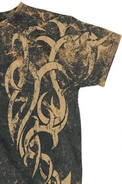 "Marble Tattoo" T-Shirt Black By Outer Vision 11 "Marble Tattoo" T-Shirt Black By Outer Vision -Fashionable Men's Clothing Store 229477d emp