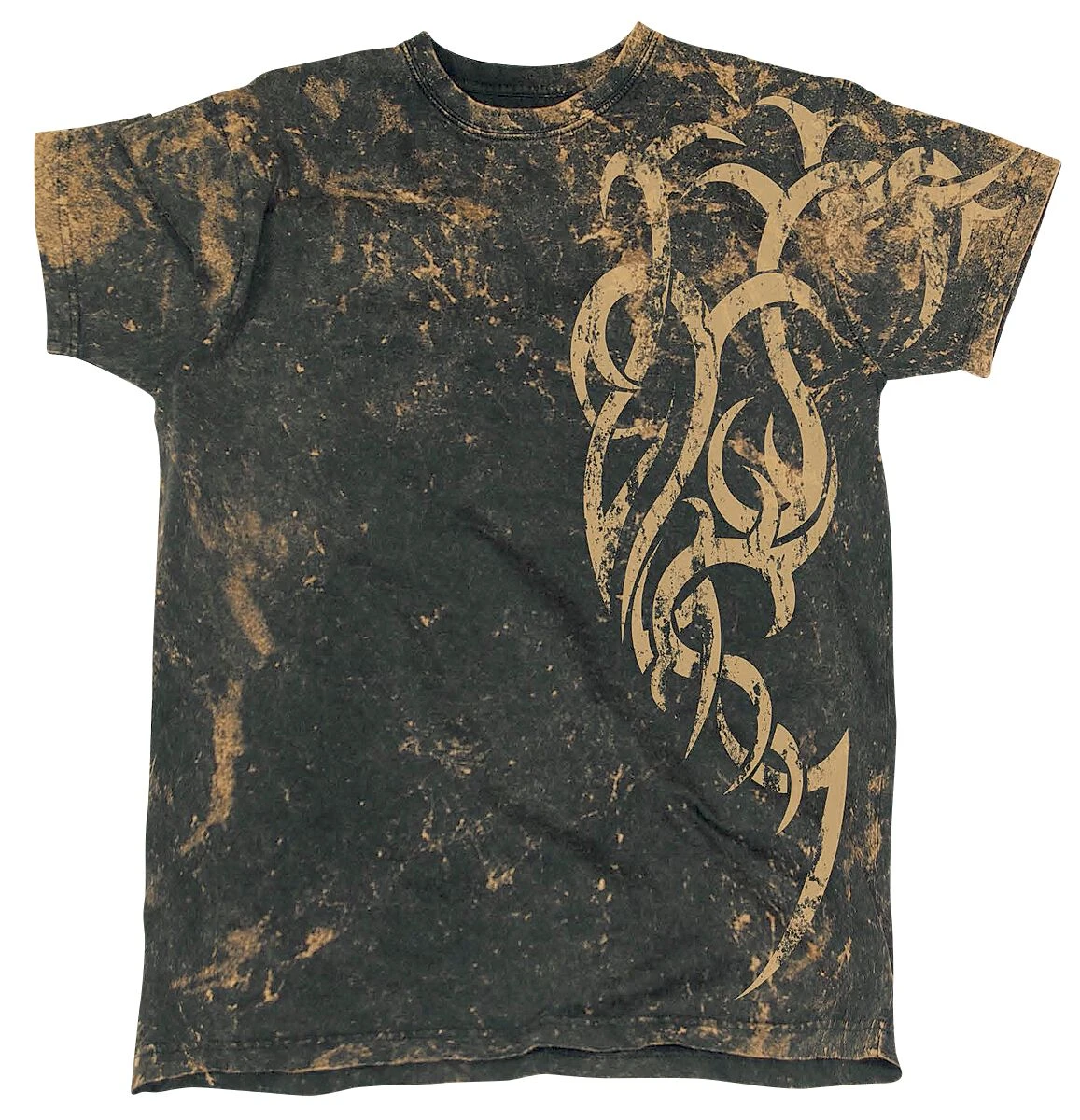 "Marble Tattoo" T-Shirt Black By Outer Vision 8 "Marble Tattoo" T-Shirt Black By Outer Vision - Image 6