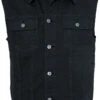 "Denim Vest" Vest Black By Urban Classics