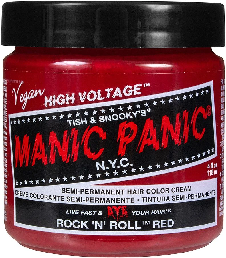 "Rock N´Roll Red - Classic" Hair Dye Red By Manic Panic 3 "Rock N´Roll Red - Classic" Hair Dye Red By Manic Panic