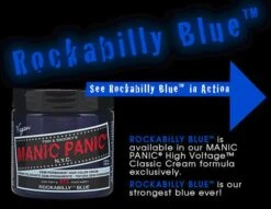 "Rockabilly Blue - Classic" Hair Dye Blue By Manic Panic 12 "Rockabilly Blue - Classic" Hair Dye Blue By Manic Panic -Fashionable Men's Clothing Store 256273d3