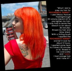 "Psychedelic Sunset - Classic" Hair Dye Orange By Manic Panic -Fashionable Men's Clothing Store 263465d4