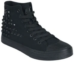 "Walk The Line" Sneakers High Black By Black Premium By EMP