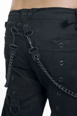 "Abaddon" Cargo Trousers Black By Gothicana By EMP -Fashionable Men's Clothing Store 279358d4 emp