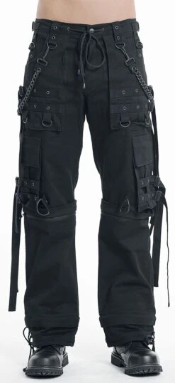 "Abaddon" Cargo Trousers Black By Gothicana By EMP -Fashionable Men's Clothing Store 279358wa emp