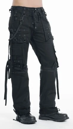 "Abaddon" Cargo Trousers Black By Gothicana By EMP -Fashionable Men's Clothing Store 279358wa2 emp