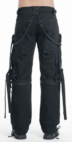 "Abaddon" Cargo Trousers Black By Gothicana By EMP -Fashionable Men's Clothing Store 279358wb emp