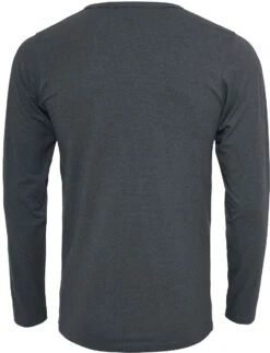 "Fitted Stretch" Long-sleeve Shirt Charcoal By Urban Classics -Fashionable Men's Clothing Store 281261b emp