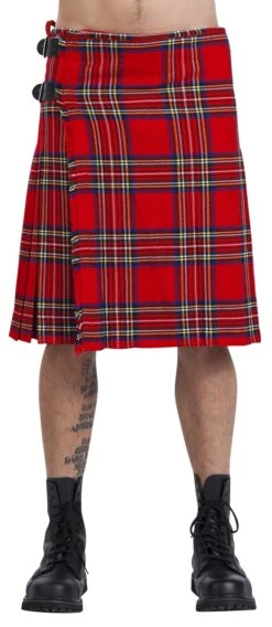 "Kilt" Medium-length Skirt Red By Black Premium By EMP -Fashionable Men's Clothing Store 282568ma emp