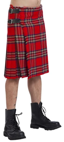 "Kilt" Medium-length Skirt Red By Black Premium By EMP -Fashionable Men's Clothing Store 282568ma2 emp