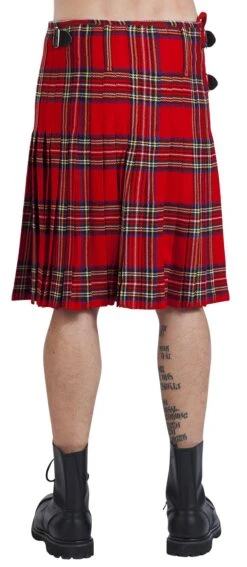 "Kilt" Medium-length Skirt Red By Black Premium By EMP -Fashionable Men's Clothing Store 282568mb emp