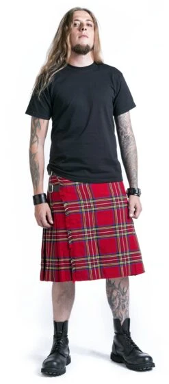 "Kilt" Medium-length Skirt Red By Black Premium By EMP -Fashionable Men's Clothing Store 282568wa emp