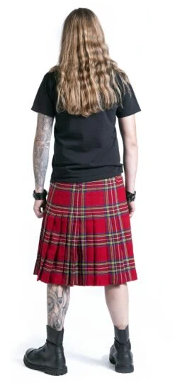 "Kilt" Medium-length Skirt Red By Black Premium By EMP -Fashionable Men's Clothing Store 282568wb emp