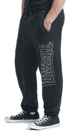 "Dartford" Tracksuit Trousers Black By Lonsdale London -Fashionable Men's Clothing Store 284928wb emp