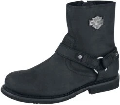 "Scout" Biker Boot Black By Harley Davidson