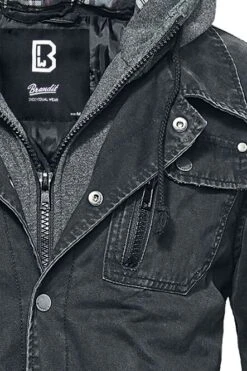 "Dayton" Between-seasons Jacket Charcoal By Brandit -Fashionable Men's Clothing Store 288866d