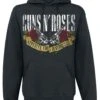 "Appetite For Destruction - Banner" Hooded Sweater Black By Guns N' Roses -Fashionable Men's Clothing Store 290812a emp