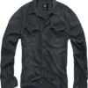 "Hardee" Jeans Shirt Black By Brandit -Fashionable Men's Clothing Store 292384a