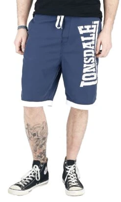 "Clennel" Swim Shorts Blue By Lonsdale London -Fashionable Men's Clothing Store 293183wa emp