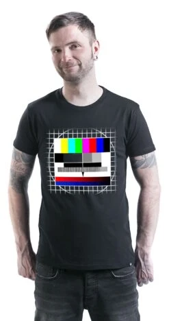 "Fun Shirt Test Card" T-Shirt Black 10 "Fun Shirt Test Card" T-Shirt Black -Fashionable Men's Clothing Store 294032wa emp