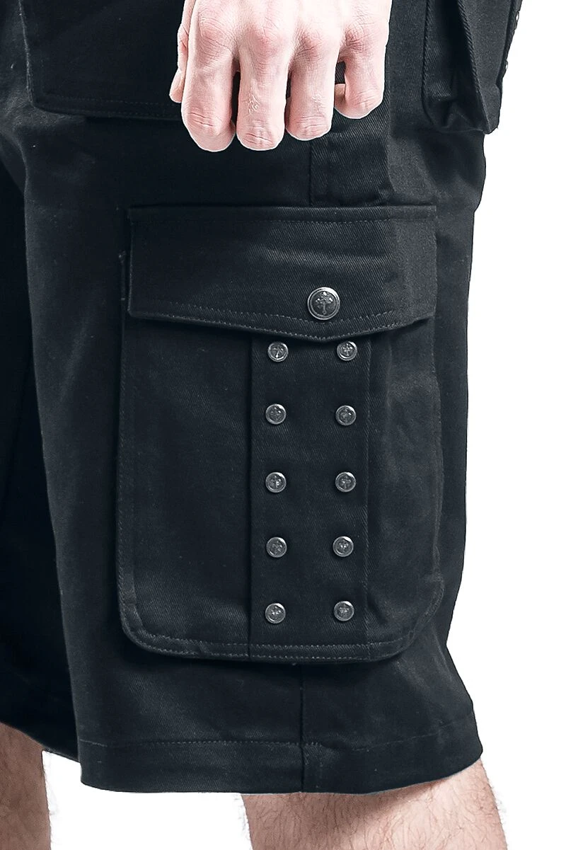 "Saviour" Shorts Black By Gothicana By EMP 12 "Saviour" Shorts Black By Gothicana By EMP - Image 10