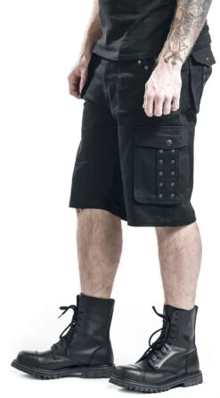 "Saviour" Shorts Black By Gothicana By EMP 27 "Saviour" Shorts Black By Gothicana By EMP -Fashionable Men's Clothing Store 296871wa2 emp