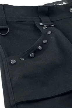 "Saviour" Shorts Black By Gothicana By EMP 20 "Saviour" Shorts Black By Gothicana By EMP -Fashionable Men's Clothing Store 296871zd emp