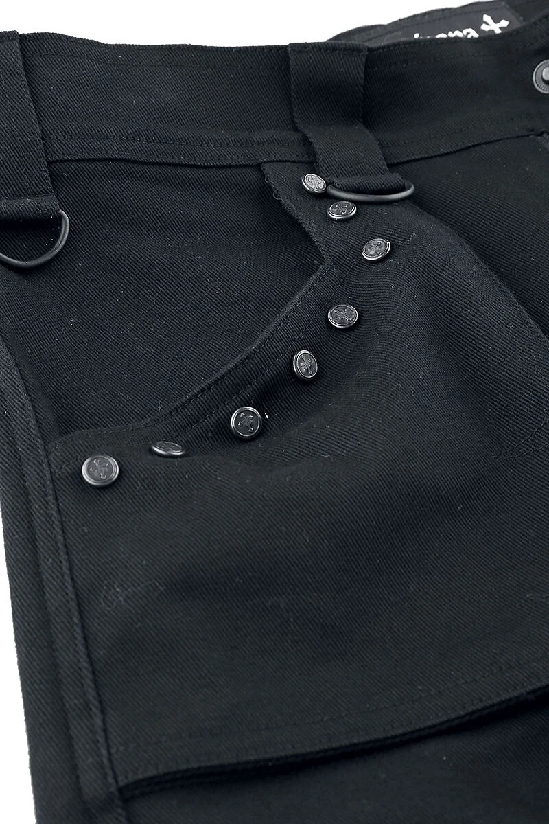 "Saviour" Shorts Black By Gothicana By EMP 7 "Saviour" Shorts Black By Gothicana By EMP - Image 5