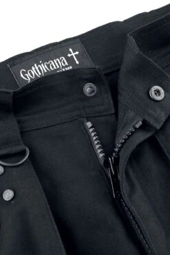 "Saviour" Shorts Black By Gothicana By EMP 18 "Saviour" Shorts Black By Gothicana By EMP -Fashionable Men's Clothing Store 296871zd2 emp