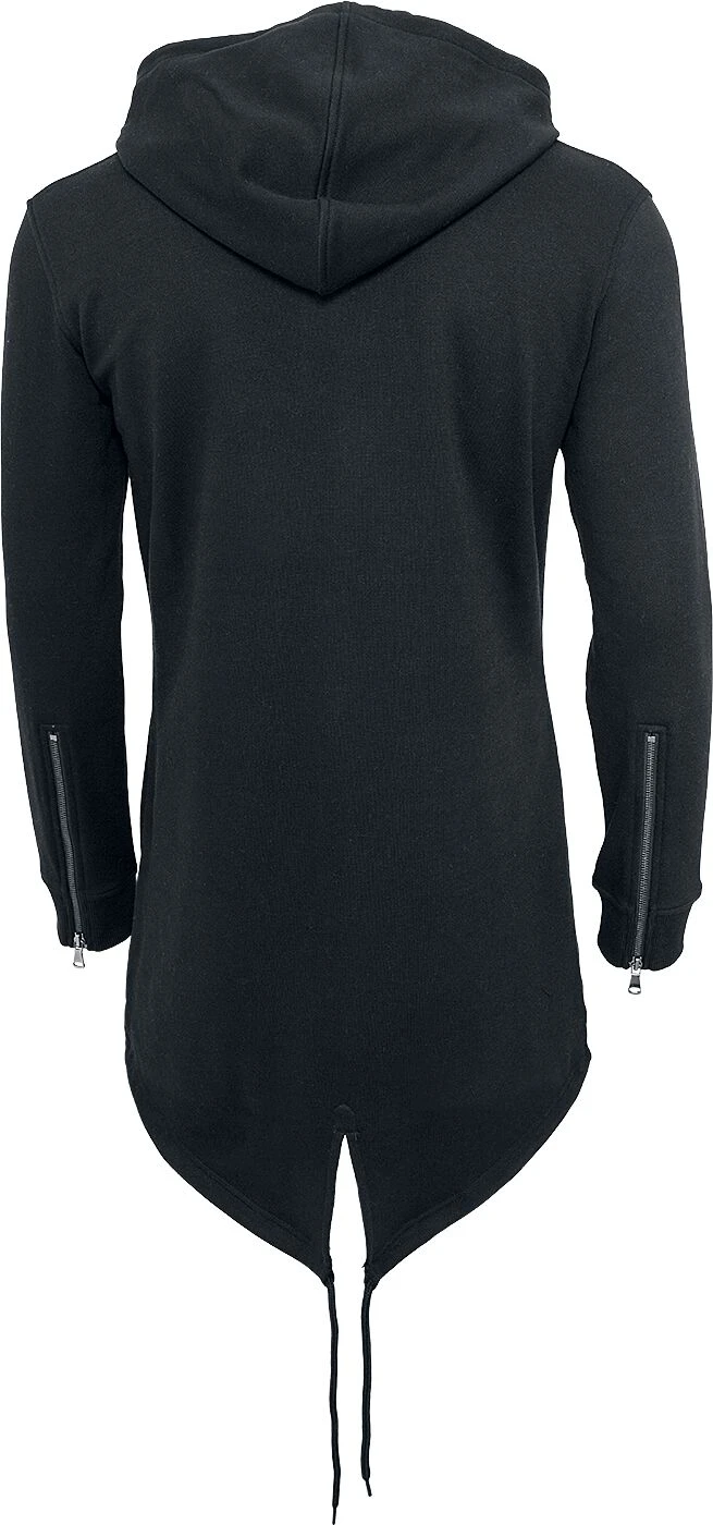 "Sweat Parka" Hooded Zip Black By Urban Classics 4 "Sweat Parka" Hooded Zip Black By Urban Classics - Image 2