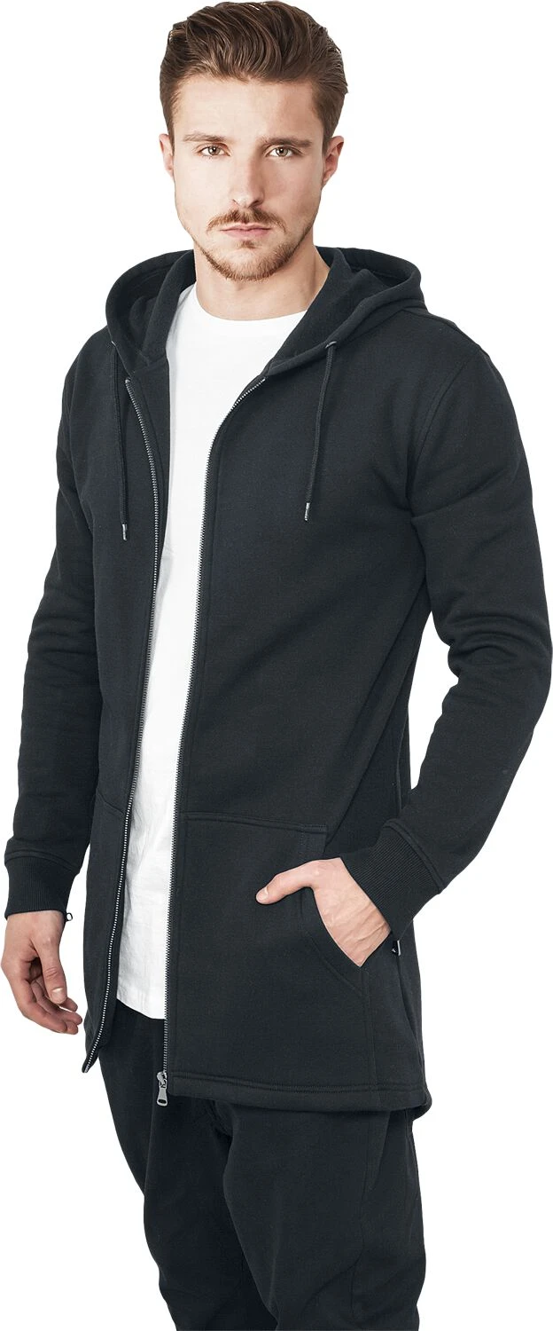 "Sweat Parka" Hooded Zip Black By Urban Classics 9 "Sweat Parka" Hooded Zip Black By Urban Classics - Image 7