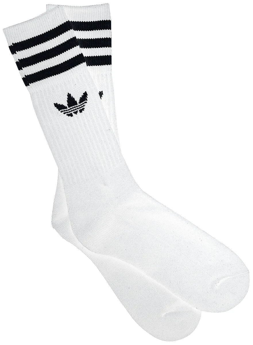 "Solid Crew Sock 3 Pack" Socks White-black By Adidas 4 "Solid Crew Sock 3 Pack" Socks White-black By Adidas - Image 2