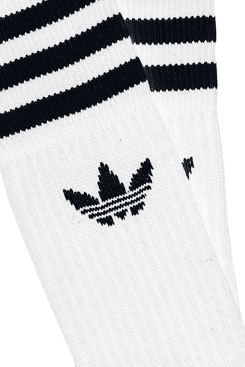 "Solid Crew Sock 3 Pack" Socks White-black By Adidas 5 "Solid Crew Sock 3 Pack" Socks White-black By Adidas - Image 3