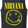 "Smiley" Tanktop Black By Nirvana -Fashionable Men's Clothing Store 317136a emp