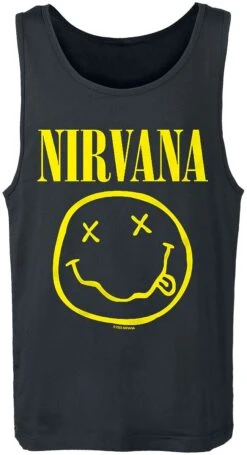 "Smiley" Tanktop Black By Nirvana